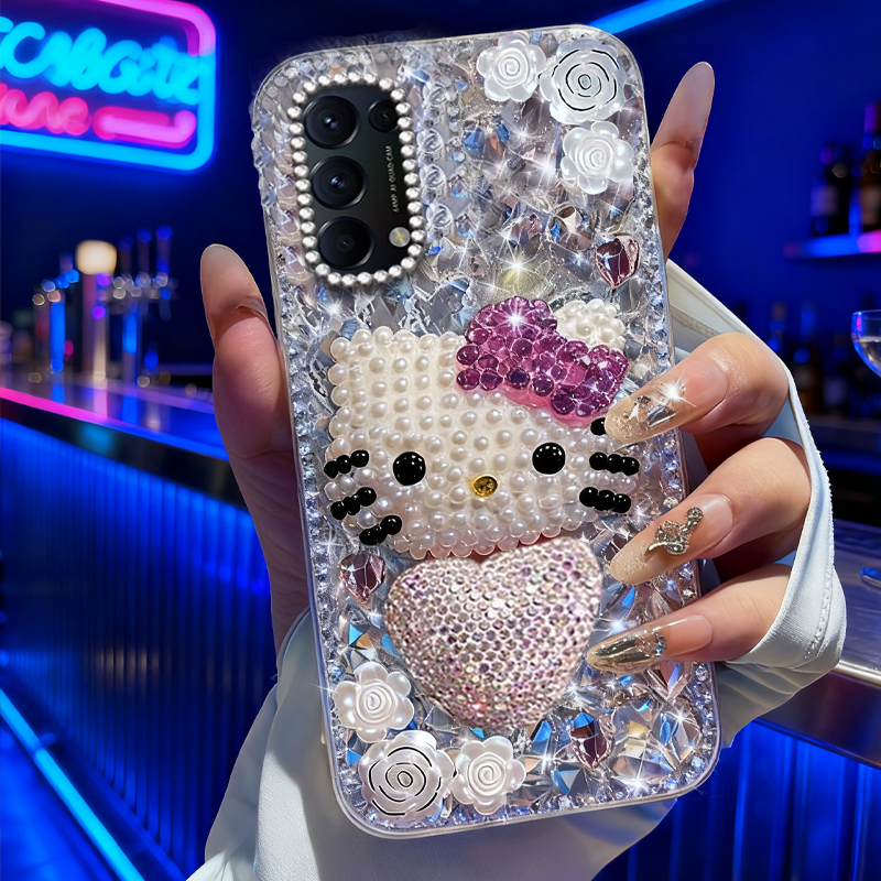 高端奢华镶钻手机壳，不掉钻，不发黄
