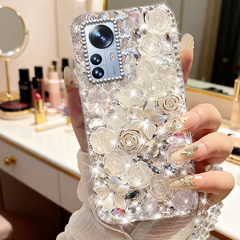 高端奢华镶钻手机壳，不掉钻，不发黄