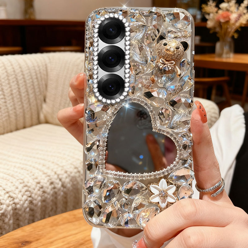 高端奢华镶钻手机壳，不掉钻，不发黄