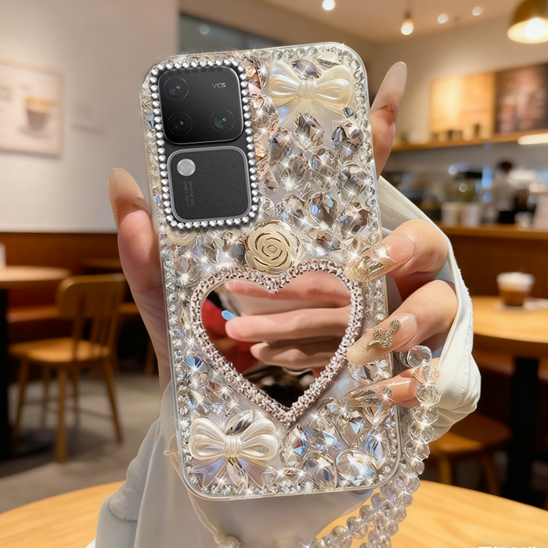 高端奢华镶钻手机壳，不掉钻，不发黄