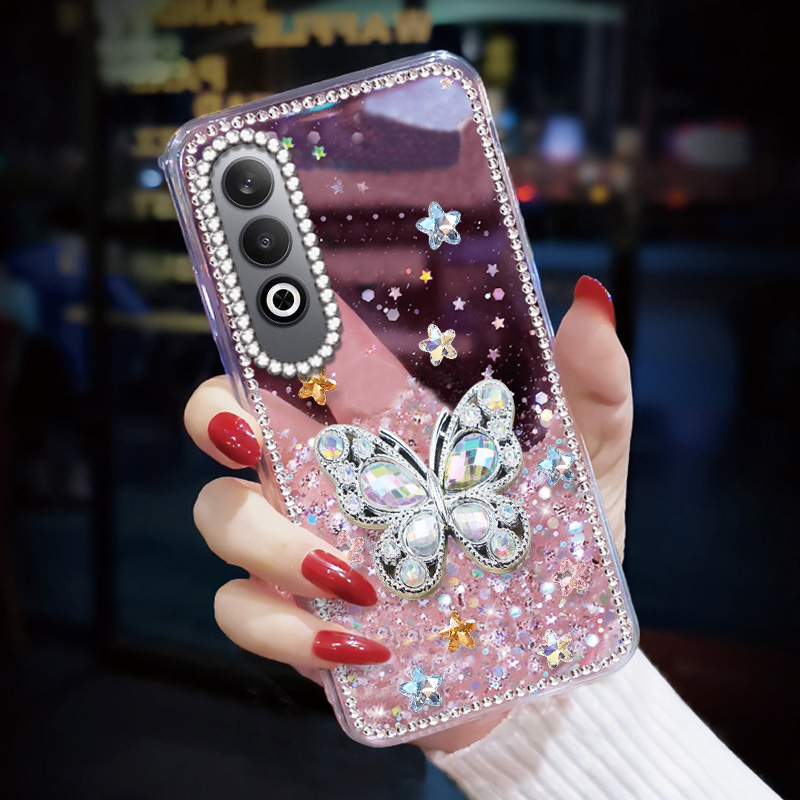 2025透明闪粉亮片，镶钻外壳，不发黄