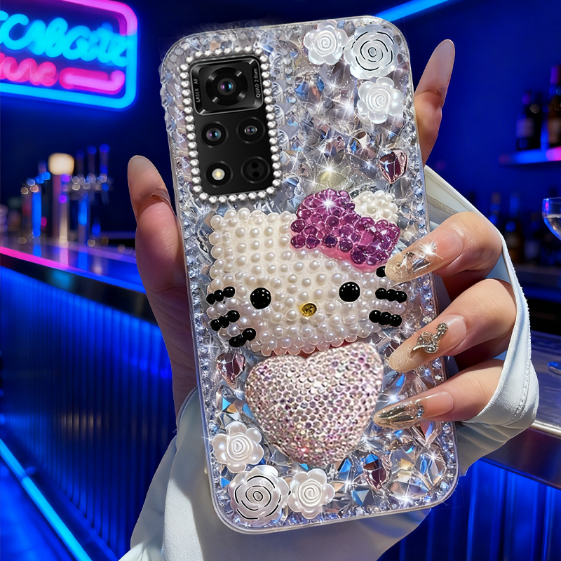 高端奢华镶钻手机壳，不掉钻，不发黄