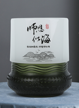 琉璃玉笔筒祝福中式书房办公室