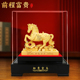 绒沙金马摆件生肖马年工艺品马到成功招财装 饰品保险公司活动礼品