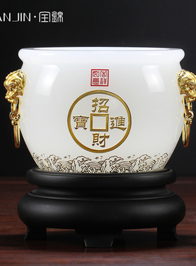 琉璃高档家居客厅招财前台摆件