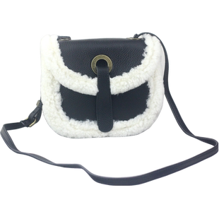 高端真皮女包手拿毛毛包包2025新款冬季羊毛包皮草包斜挎小包包