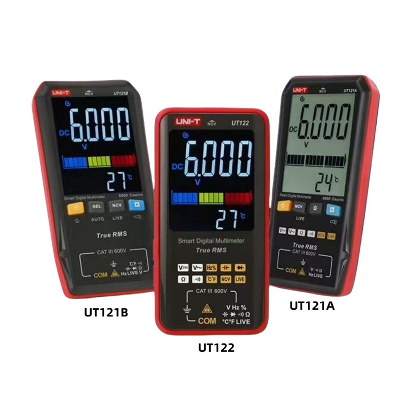 优利德UT121A/UT121B/UT122卡片式智能防烧高精度数字电工万用表