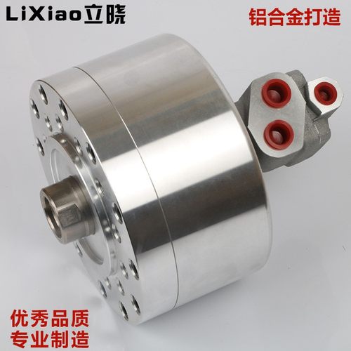 中实回转油缸回转缸液压卡盘三爪旋转RH-125螺纹M24后锁短型RK-N