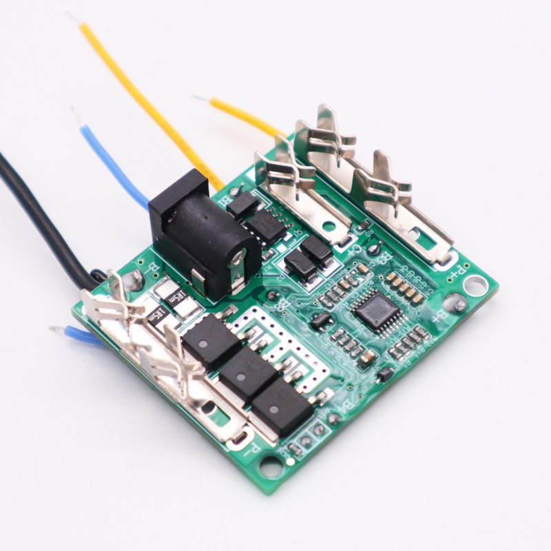 21V牧田锂电池均衡快充保护板大功率角磨机大电流控制电路板通用