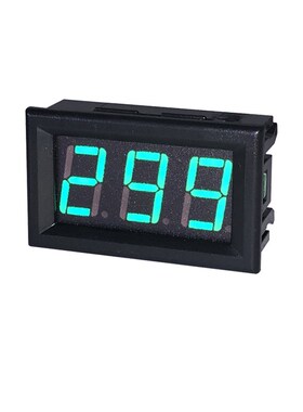 两线直流电压表数显DC12V48V60V120V200V300V数字电压表48*29DV30