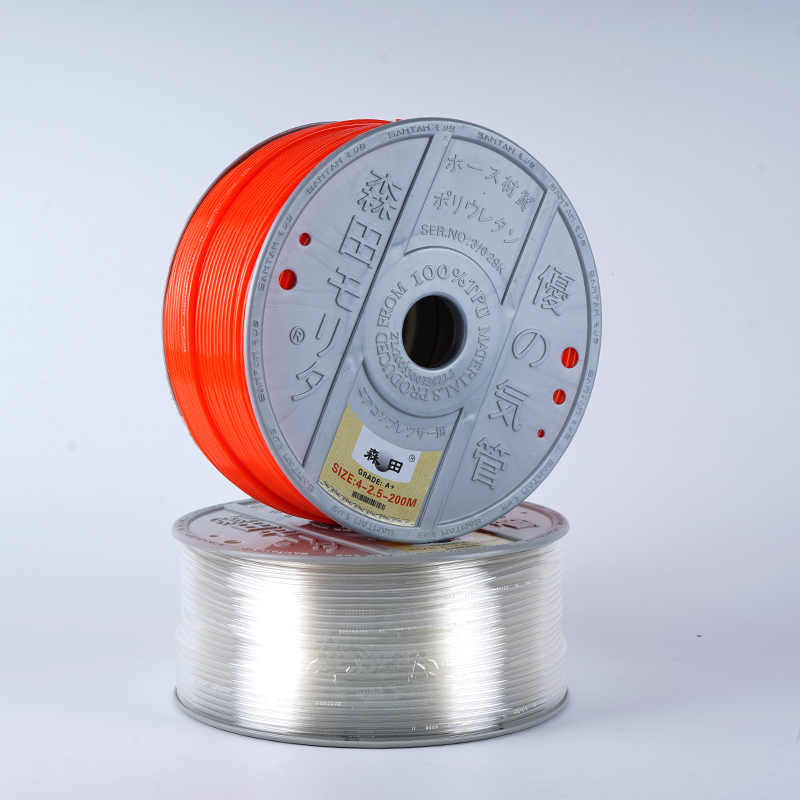 森田气管4*2.5/6*4/8*5.5v/10*6.5/12*8气动风管PU气管/聚氨脂软