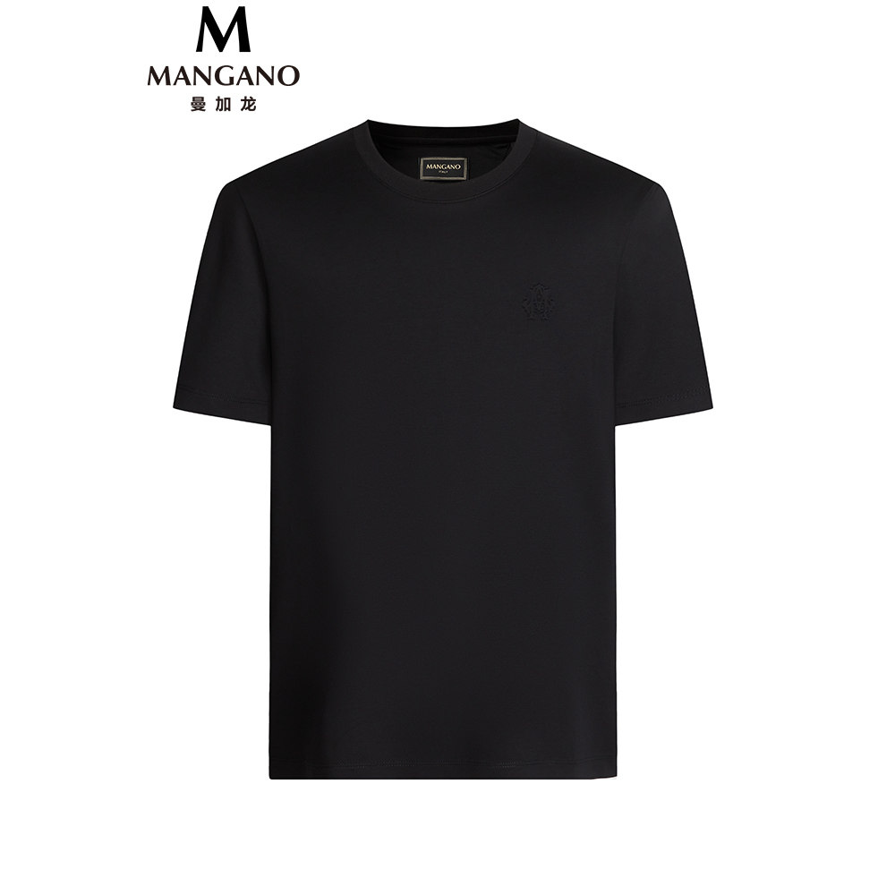 Mangano简约百搭男装夏季短袖T恤