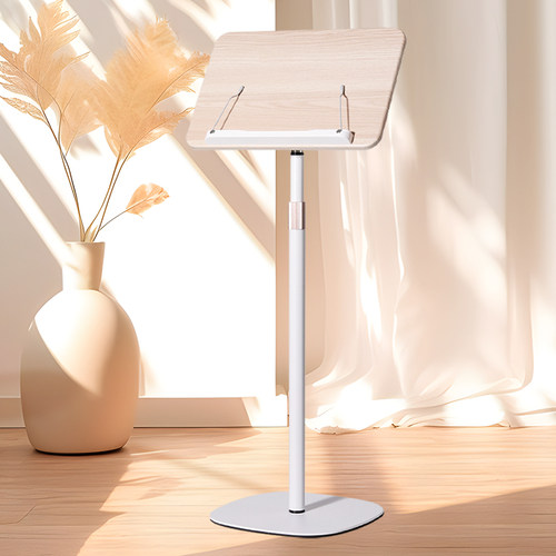 奶油风专业谱架可升降乐器通用