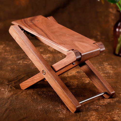 实木架子升降脚踩凳古典吉他