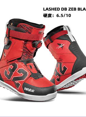 W26新款现货THIRTYTWO/32LASHED ZEB双BOA男款刻滑公园单板滑雪鞋