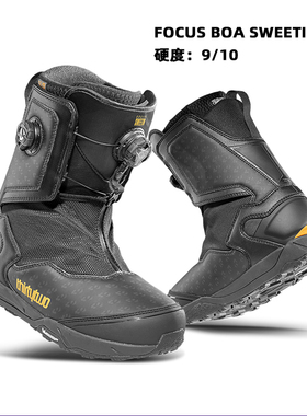 W26新款现货THIRTYTWO/32 FOCUS 双BOA 男款刻滑野雪单板滑雪鞋
