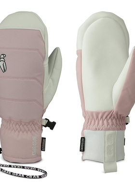 W26新款现货CRABGRAB/螃蟹SNUGGLER男女同款防水耐磨单板滑雪手套