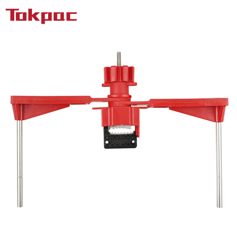 万用门阀锁工业安全工业球阀u手柄锁定单双挡臂球阀通用锁具F31F3