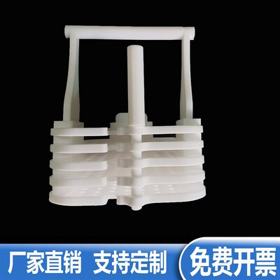 聚四氟乙烯导电玻璃ito硅t片wafer平放清洗夹具多层清洗架甩干花