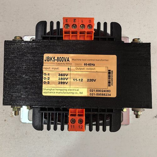 Jbk5-200Va机床控制变压器380V至220V110V48V36V27V6YV隔离变压器
