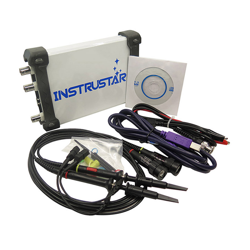 ISDS20d62B USB虚拟示波器带宽20M DDS信号源 频谱分析仪 12位ADC