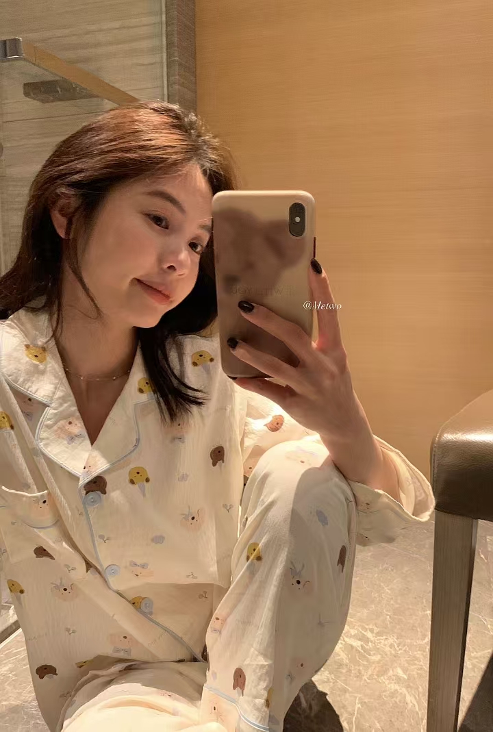 METWO 可可爱爱秒杀!家居服睡衣女2025新款卡通小熊睡衣两件套