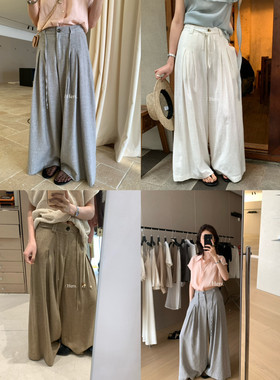 26年夏上新！【Hers】万年不过时！简约配腰绳百搭休闲裤女80397