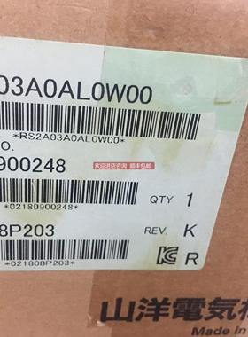 询价山洋电机伺服RS2A03A0AL0W00 RS1A03AAWFF R2AA08075FXH00/FC