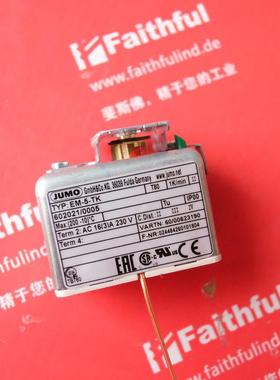 议价Jumo 00623190 久茂温度传器 EM-5-TK 602021/0005 200度