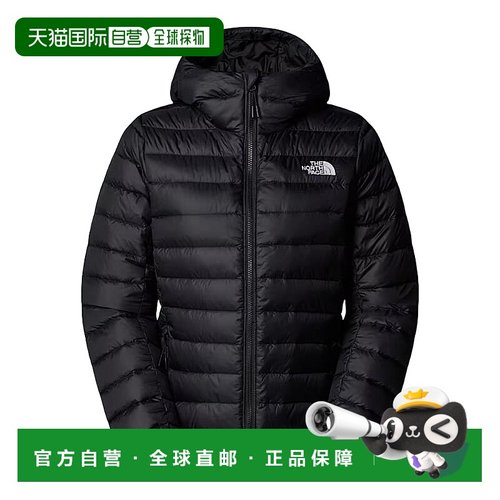 北面THE NORTH FACE 女款字母Logo羽绒服 黑色