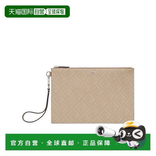 FENDI 男士手拿包 7N0132AP16F1RHO SS2025 花色 Shadow 扁形手拿