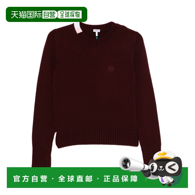 LOEWE 女士卫衣 S359Y14KJ17266 SS2026 酒红色