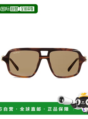 GUCCI 男士眼镜 851735J07402323 AW2025 绿色 OCCHIALI DA SOLE