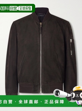 1h可退 潮奢 Tom Ford 汤姆 福特 男士 绒面革短夹克 LBS087LMS02