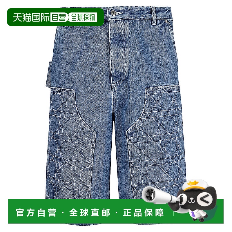 1h可退 DIOR 男士短裤 493D190A383X585 AW2024 蓝色