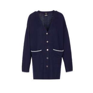 AW2025 105451A2Q9G83 女士针织衫 and Tasmania Wool 蓝色 PINKO