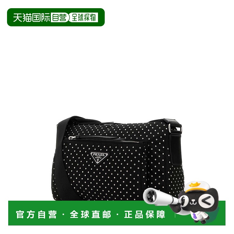 1h可退 PRADA 女士手提包 1BC2352HGVF0002 SS2025 黑色 Black Re