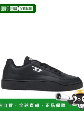 DIESEL 男士休闲鞋 Y03608P5576T8013 SS2025 黑色 S-Tracker-D运
