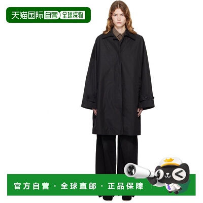 1h可退 潮奢 toteme 女士 黑色 Car 风衣 254WRO0300FB0627001BLA