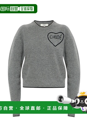 CHLOÉ 女士卫衣 CH26SMP39710012 SS2026 灰色 Dark grey wool bl