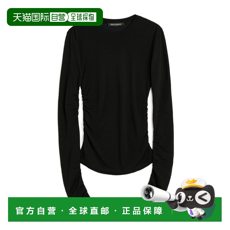 1h可退 OUR LEGACY 女士T恤 W4256SIB AW2025 黑色