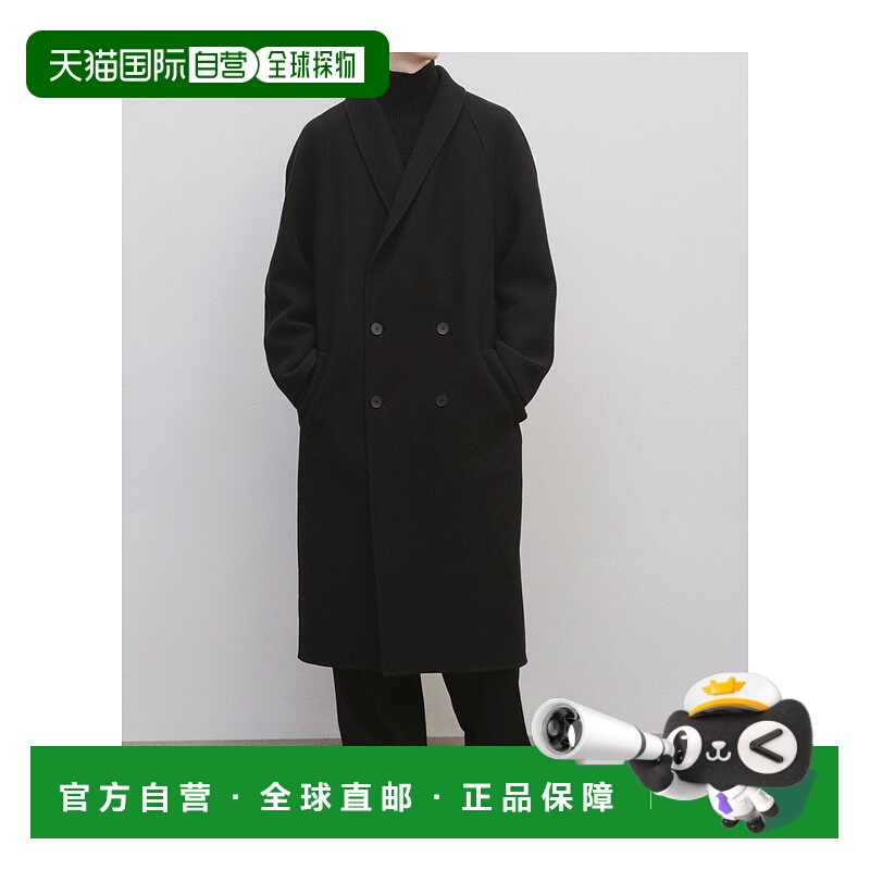 1h可退 THE ROW 男士外套 274W1911BLK AW2025 黑色 'Ferro' coat