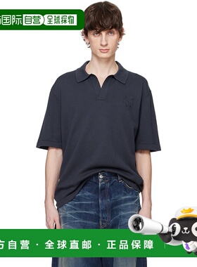 1h可退 潮奢 MAISON KITSUNE 男士 灰色 Bold Fox Head Embroider