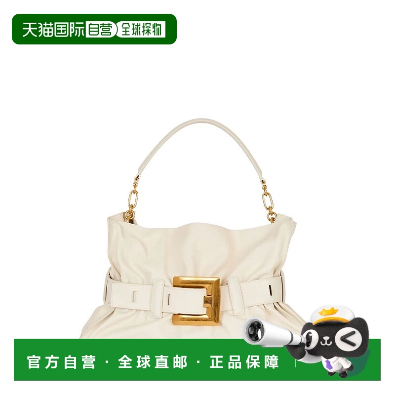 1h可退 BALMAIN 女士单肩包 FN1KK990LVGX0DA AW2025 卡其色