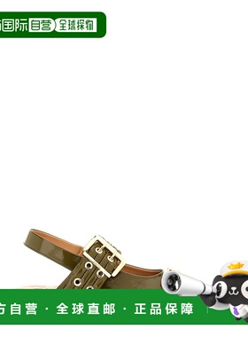 GANNI 女士芭蕾乐福鞋 S2872 SS2025 绿色 Ganni Ballerinas Femi