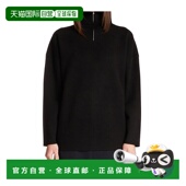 AW2024 8433Y498BLK 女士休闲套装 黑色 THE 拉链毛衣 ROW