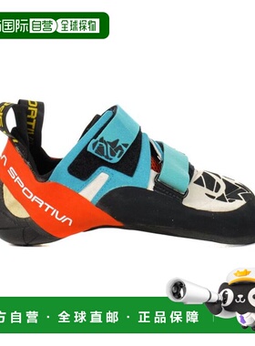 La Sportiva 男士 Otaki 蓝/火焰色 攀岩鞋 10T-BF