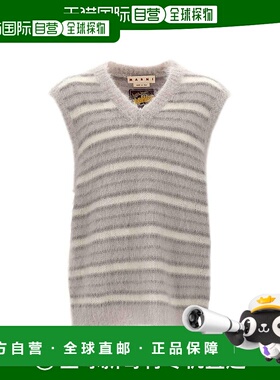 MARNI 男士夹克 CVMG0076Q0UFU174RGN02 CO 灰色 V 领针织背心