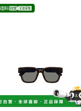 GUCCI 男士眼镜 GG1670SK002 SS2025 黑色 几何框太阳镜古驰