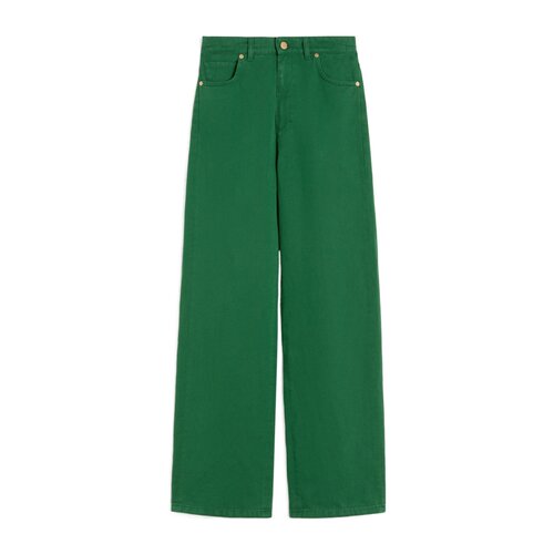 奢淘 Max Mara 腰带袢休闲裤 女 9131086306亚麻